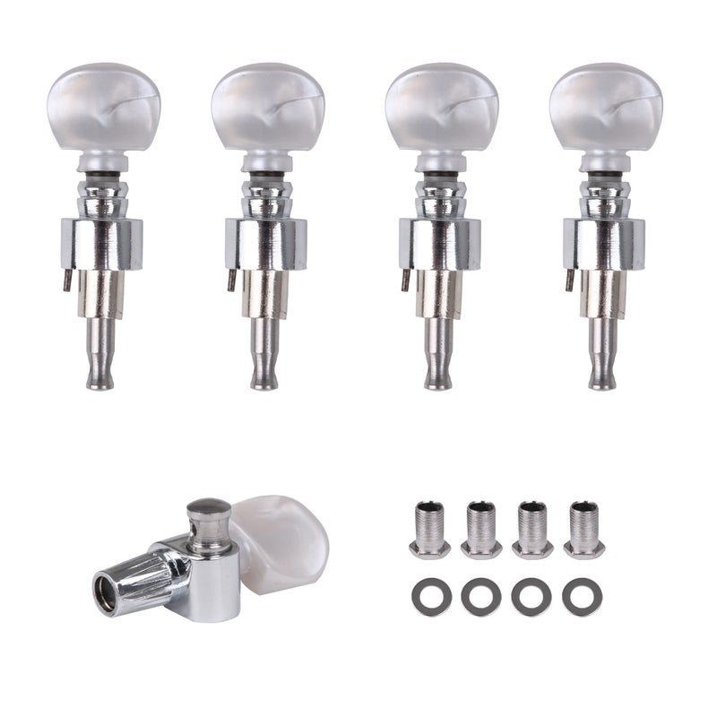 Homeswitch 5-pack of zinc alloy banjo tuning nails for banjo gear head with 4 nuts + 4 washers - Image 1